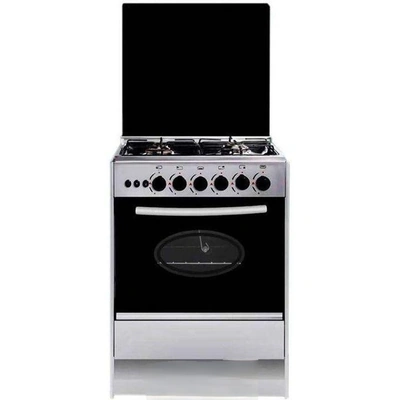 بوتجاز قائم بذاته - باربع شعلات - من هاي تك - 60x60 سم - فضى