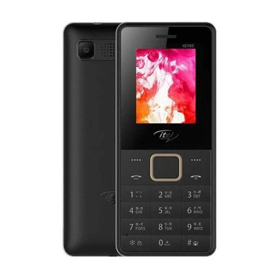 ايتل IT2160 موبايل - شريحتين - 2G - أسود