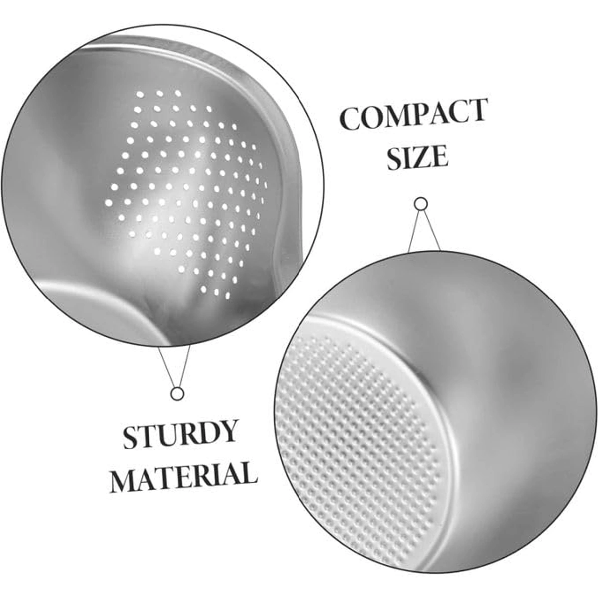 طبق غسيل أرز والخضار ستانلس ستيل - 1.5 لتر