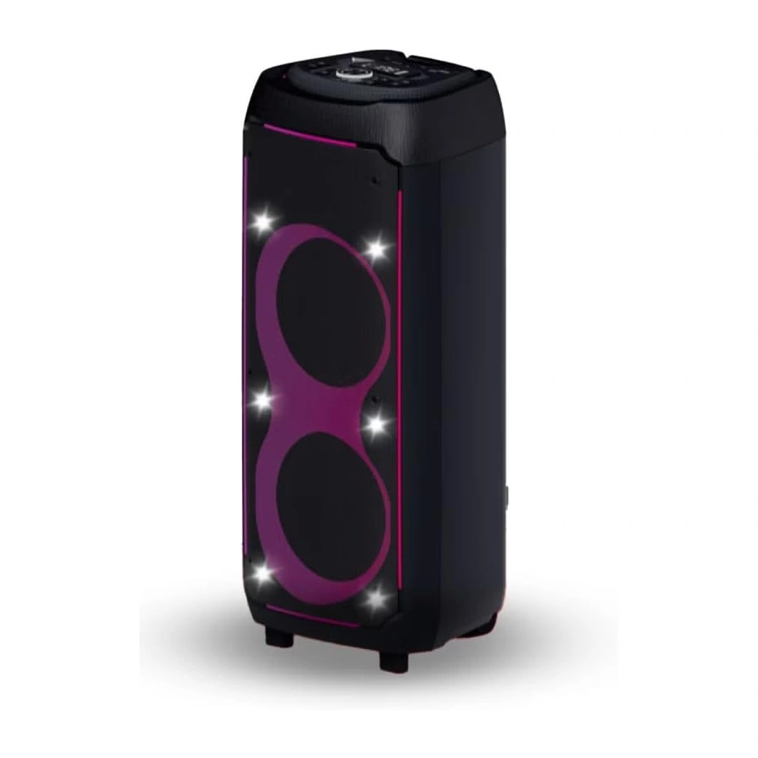 سبيكر بلوتوث محمول AH-10800 - 100 واط RMS - سماعتين 10 بوصة من بلاتينوم