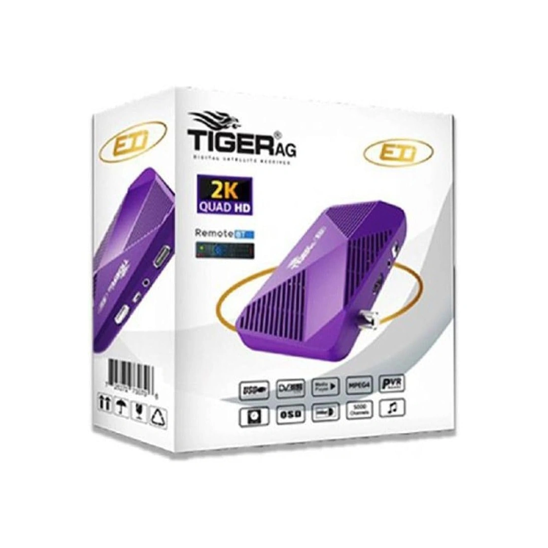 جهاز ريسيفر Tiger 2K بنفسجي - BT-800