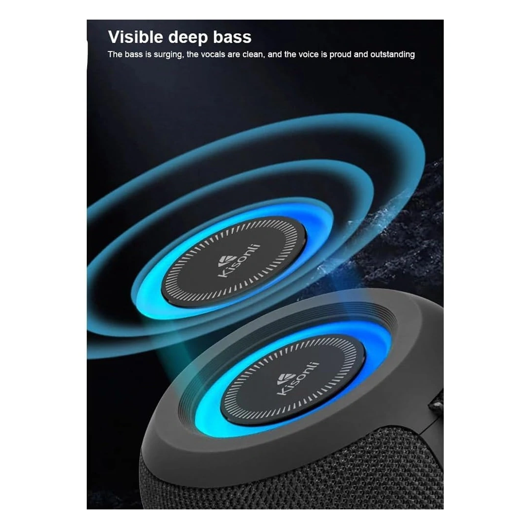 بلوتوث سبيكر محمول Q26 – 10 وات - أسود