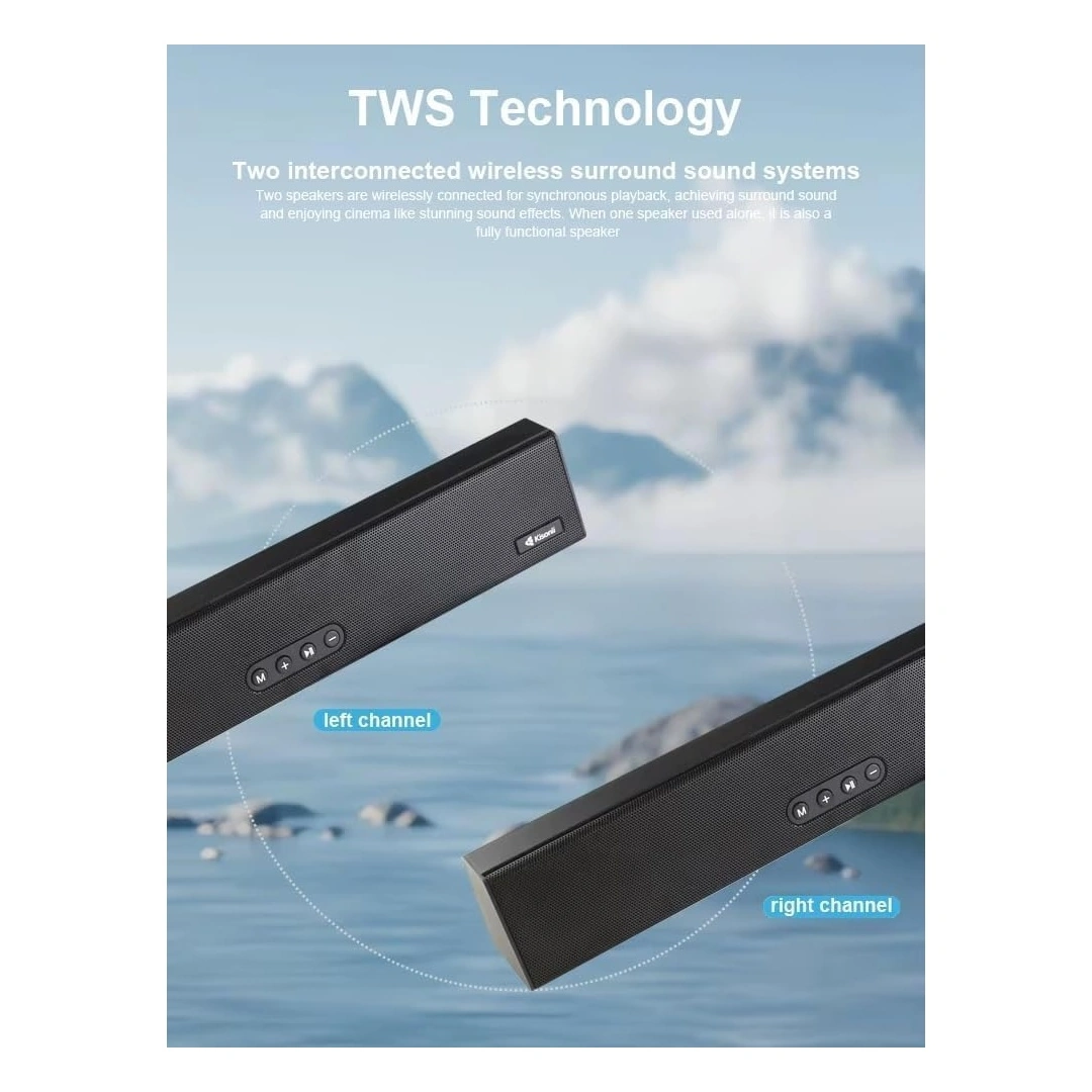 سبيكر بلوتوث ستيريو كيسونلي LED-805