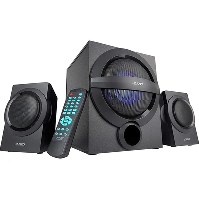 مكبر صوت بلوتوث متعدد الوسائط مع مضخم صوت من F&D - أسود - A140X