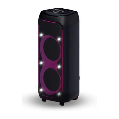 سبيكر بلوتوث محمول AH-10800 - 100 واط RMS - سماعتين 10 بوصة من بلاتينوم