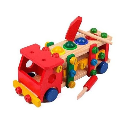 لعبة مكعبات بناء تعليمية 2 في 1