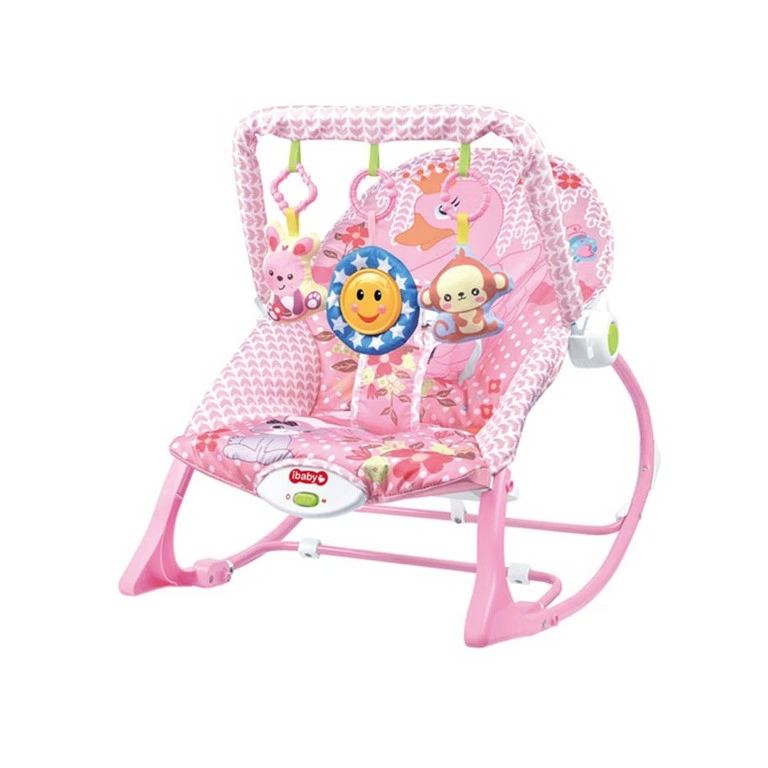 كرسي هزاز للأطفال حديثي الولادة - بينك فاتح