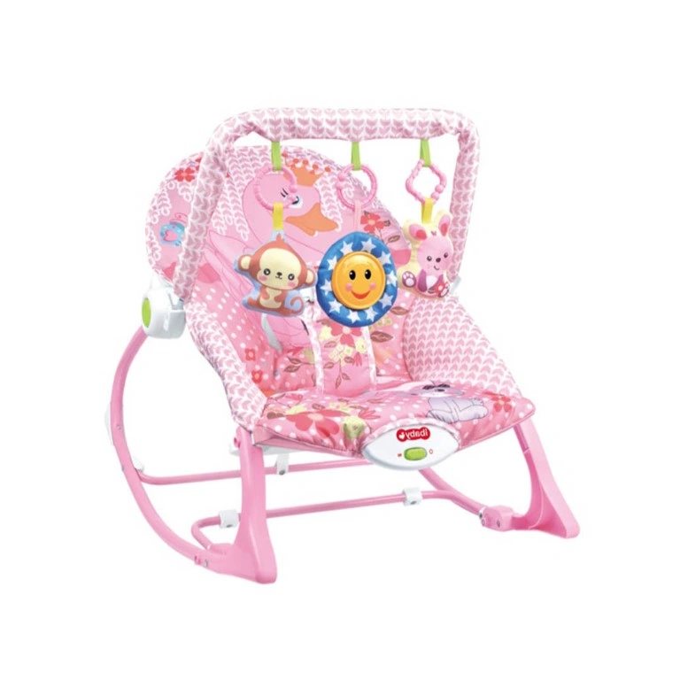 كرسي هزاز للأطفال حديثي الولادة - بينك فاتح