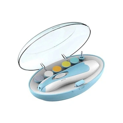 طقم قصافة ومبرد كهربائي للأظافر - 6 قطع