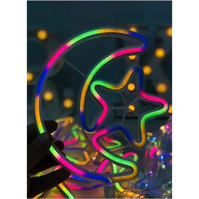 سريا ستارة هلال ونجمة انوار كوكتيل - 3 متر