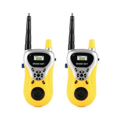 لعبة جهاز إرسال لا سلكي - 2 قطعة - أصفر