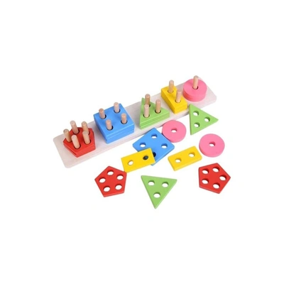 لعبة مكعبات خشبية