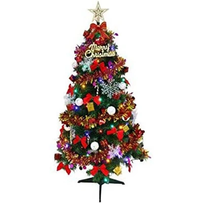 زينة شجر الكريسماس - أشكال متنوعة - 106 قطعة