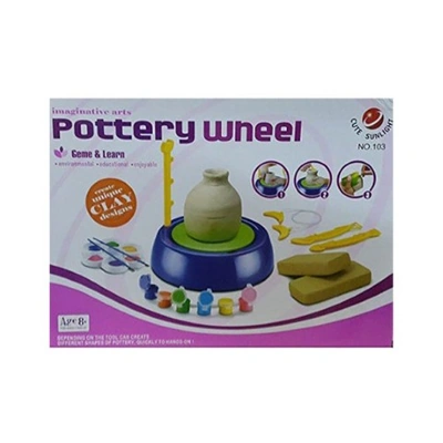 لعبة عجلة الفخار للأطفال