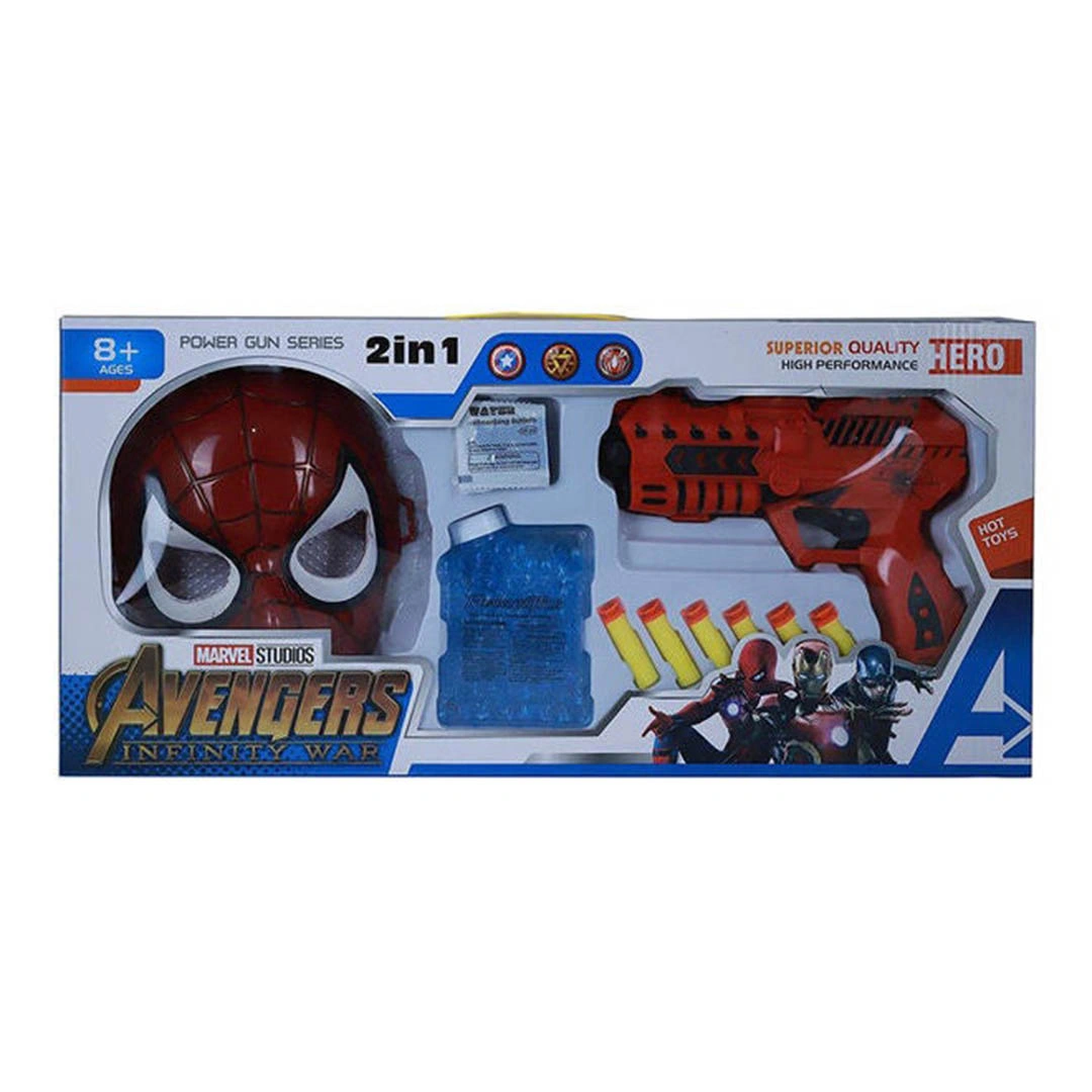 لعبة إطلاق سبايدر مان مع قناع