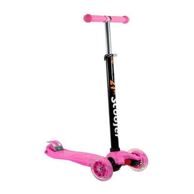 سكوتر دفع للأطفال - 3 عجلة - بينك