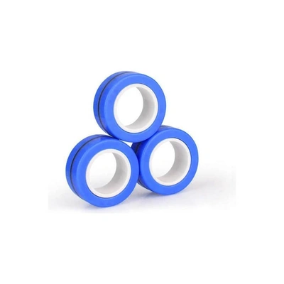 حلقات سبينر المغناطيسية للأطفال - أزرق