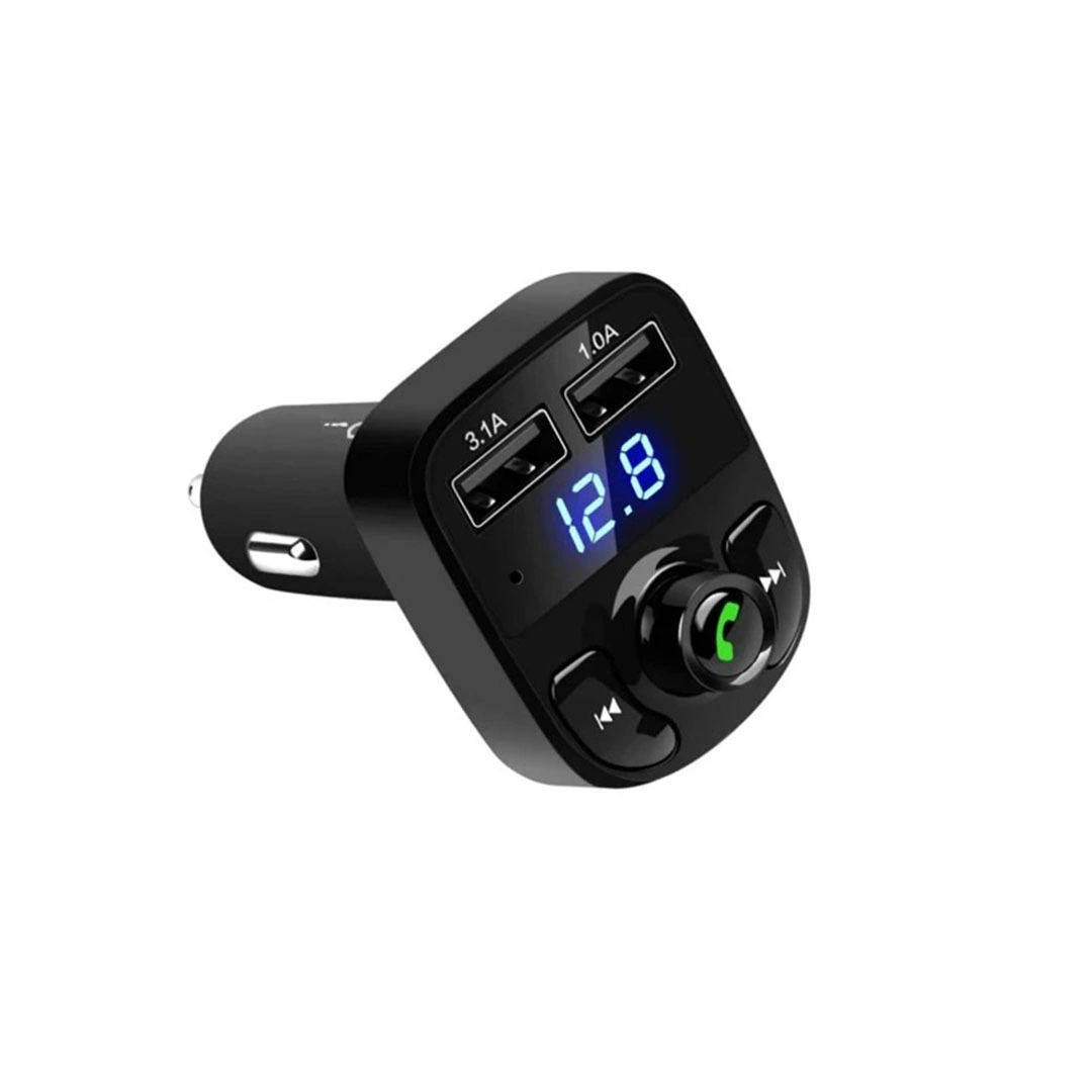 شاحن سيارة - 2 منفذ - أسود