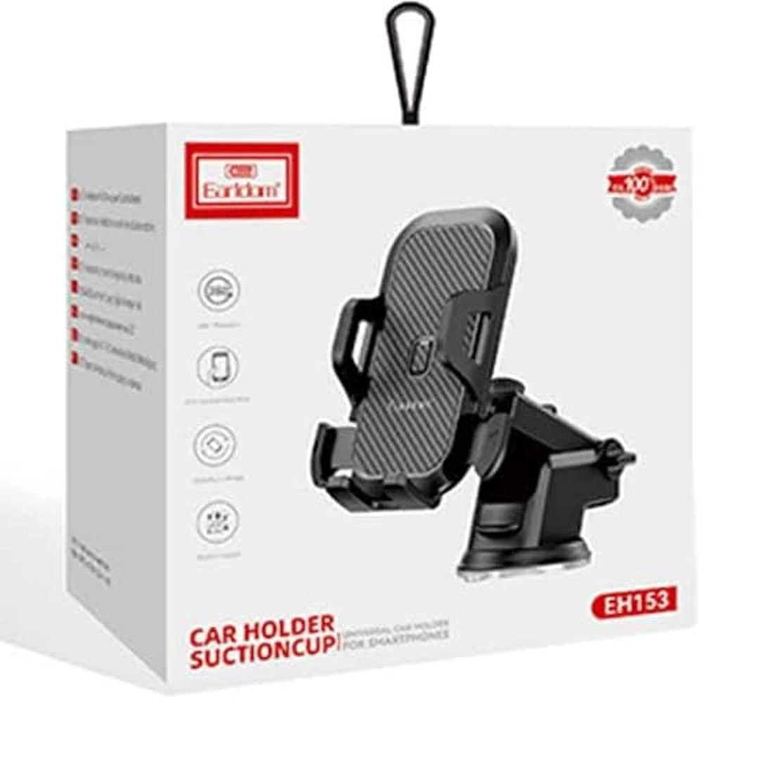 حامل موبايل للعربية قابل للتعديل 360 درجة - أسود - EH153