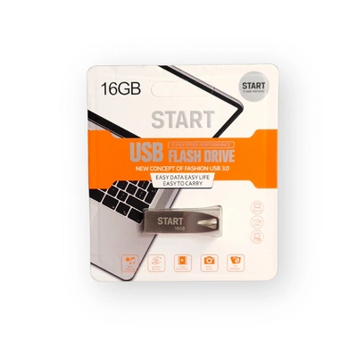 فلاشة فائق السرعة USB 3.0 - 16 جيجابايت - فضي