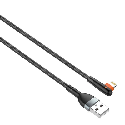 LS561 كابل شحن Lightning / USB - أسود