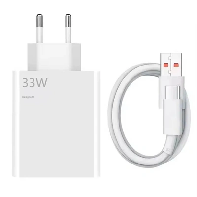 BHR6039EU شاحن سريع + كابل USB/Type-C - أبيض