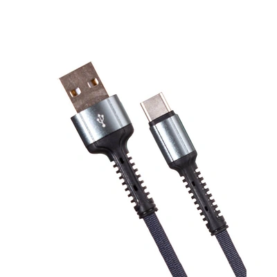 LS64 كابل شاحن سريع Type-C/USB - رمادي