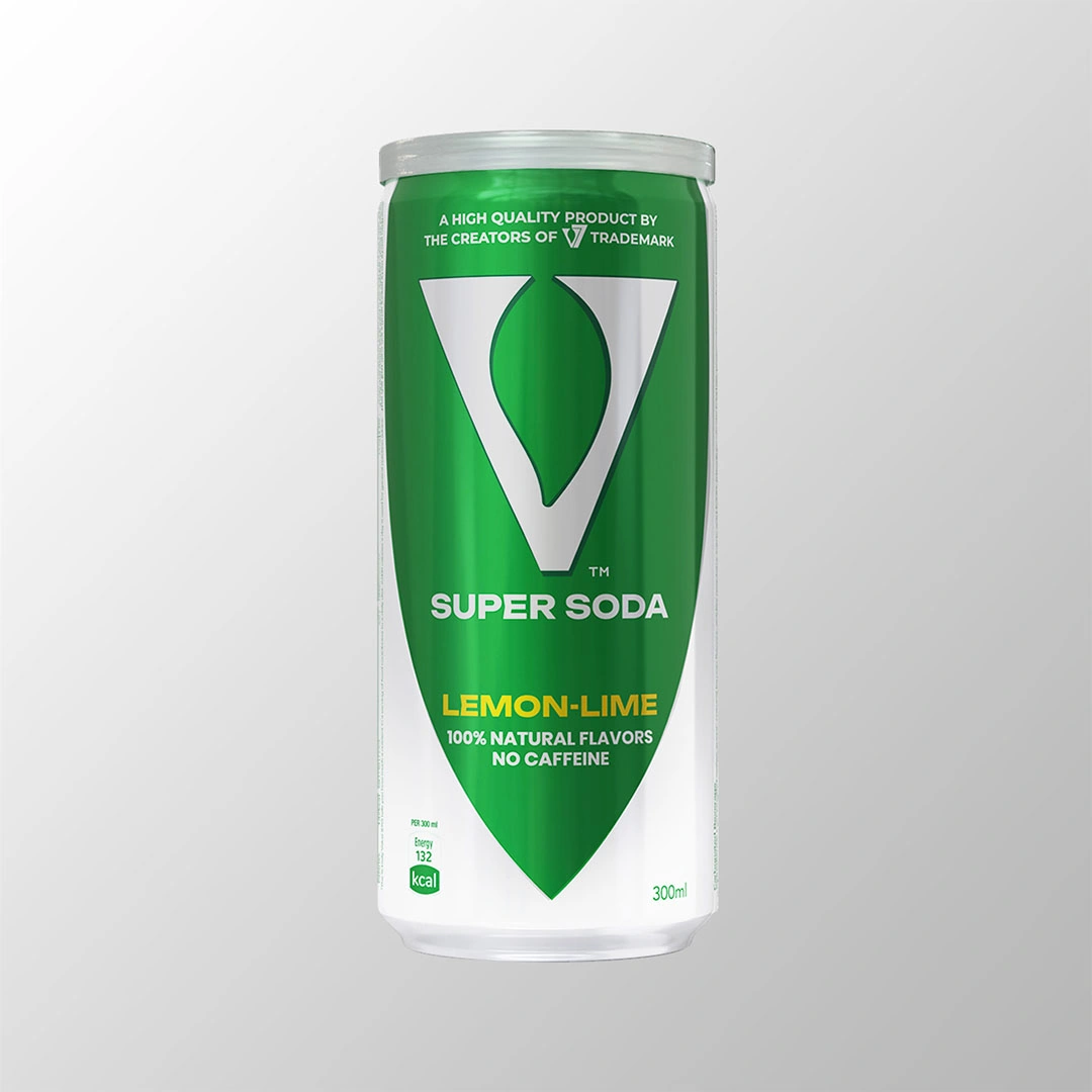 V7 مشروب غازي - الليمون  - 300 مل