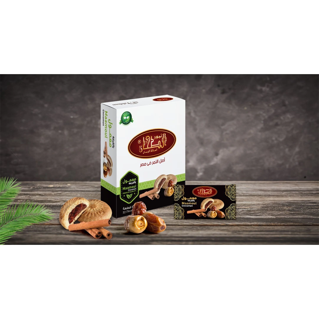 معمول التمر بالقرفة سمن بلدي - 12 قطعة