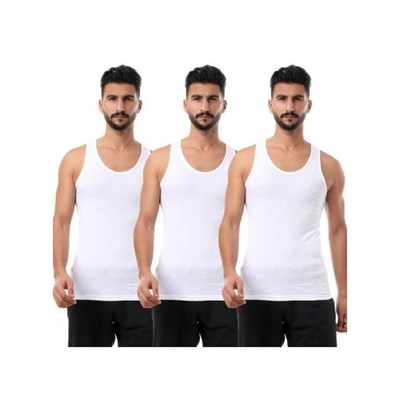 فانلة حماله رجالى - (3) قطع - أبيض