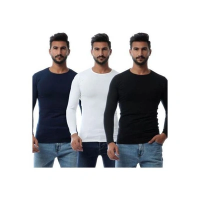 فانلة أستريتش بكم رجالي - 3 قطع