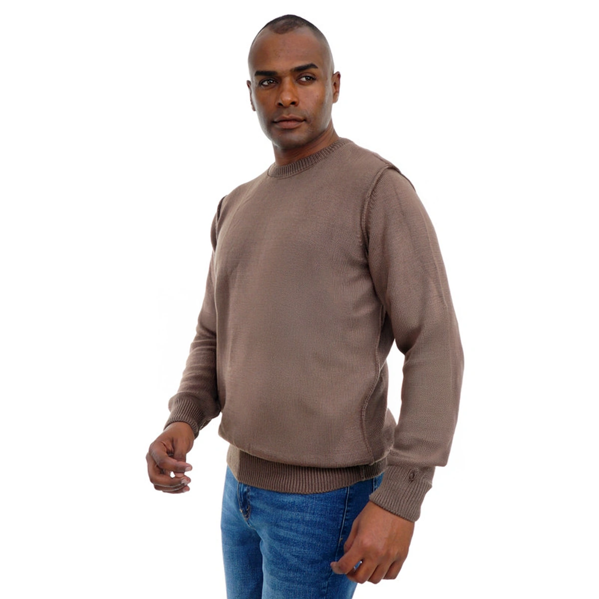 بلوفر صوف رقبة دائرية رجالي - 108010025