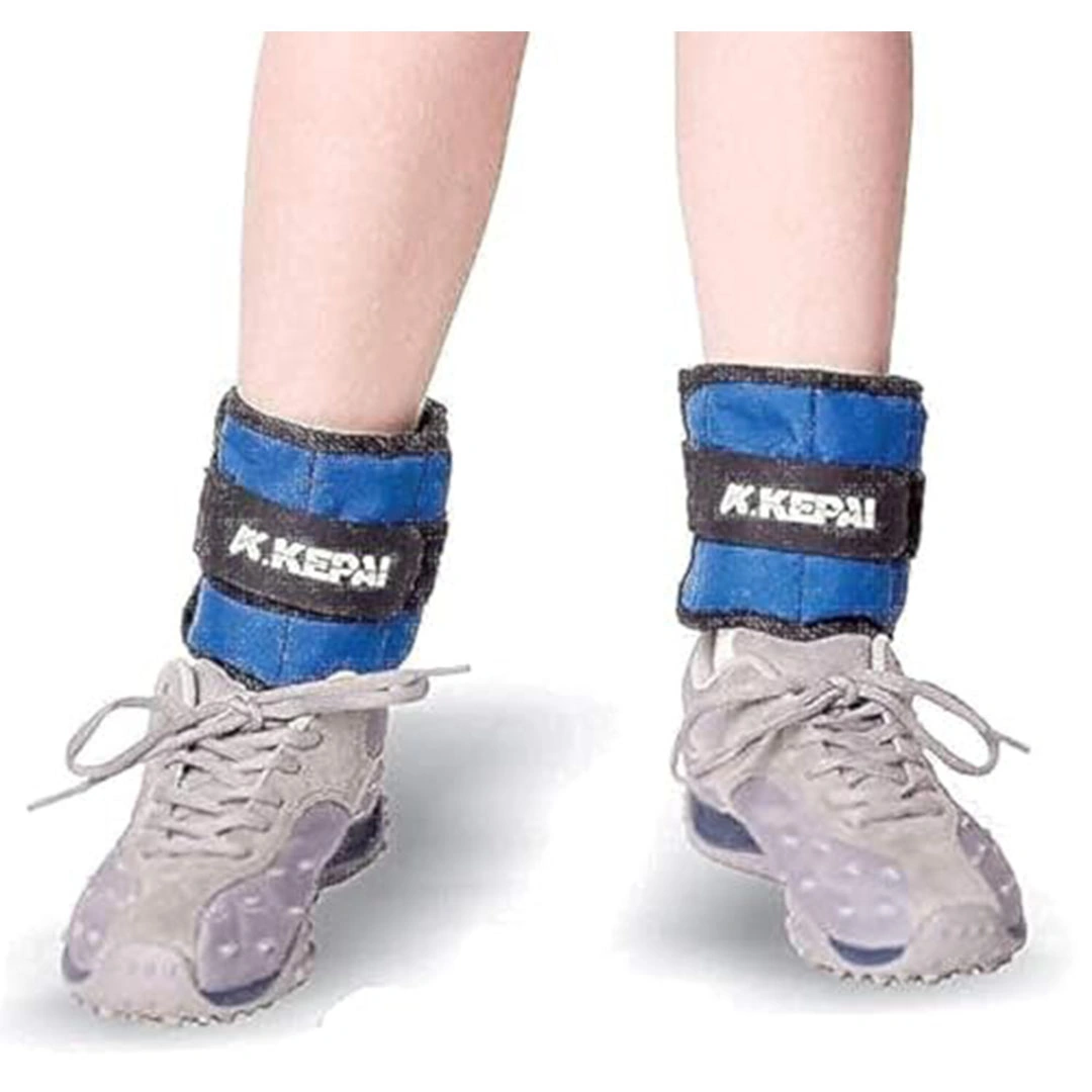 طقم ثقالات رمل أرجل و معصم - 6 كيلو - أزرق