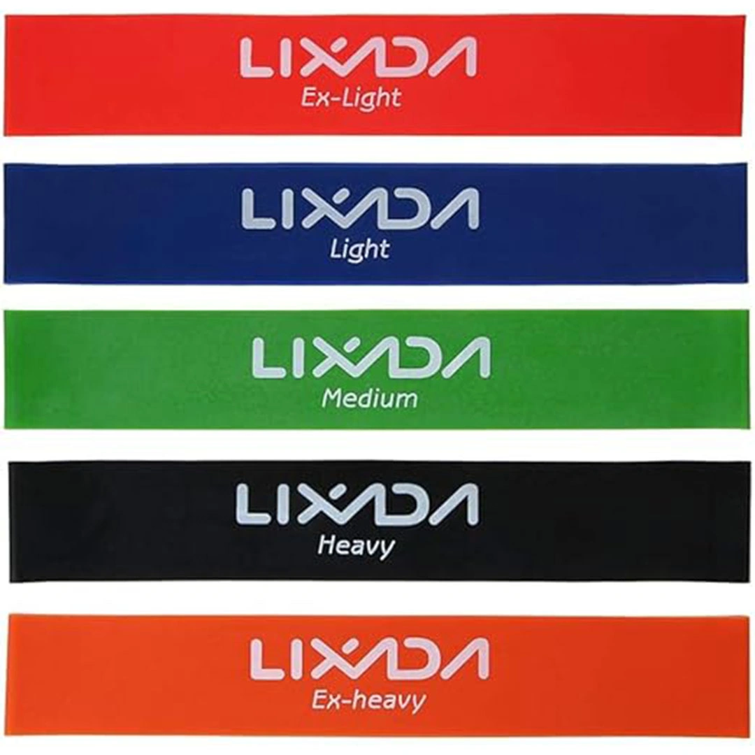 مجموعة احزمة مقاومة رياضية من ليكسادا - 5 قطع