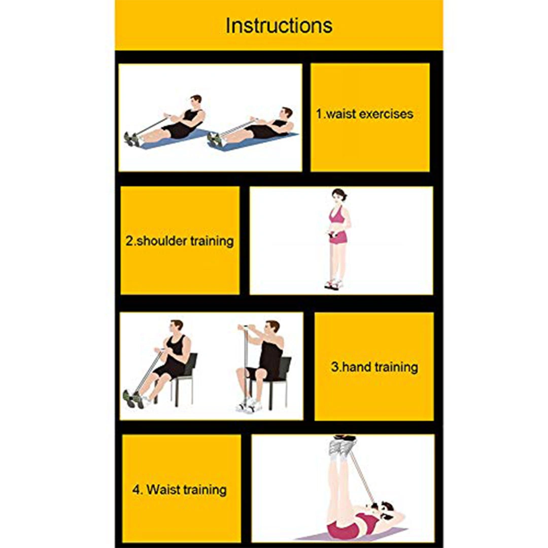 أداة تمارين رياضية مع سجادة لتمرين الجلوس - أحمر