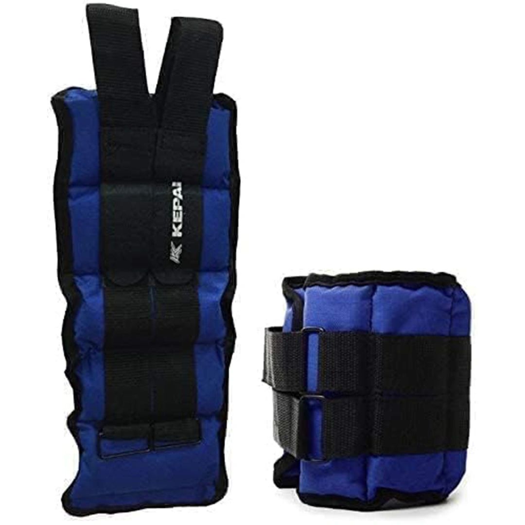 طقم ثقالات رمل أرجل و معصم - 6 كيلو - أزرق