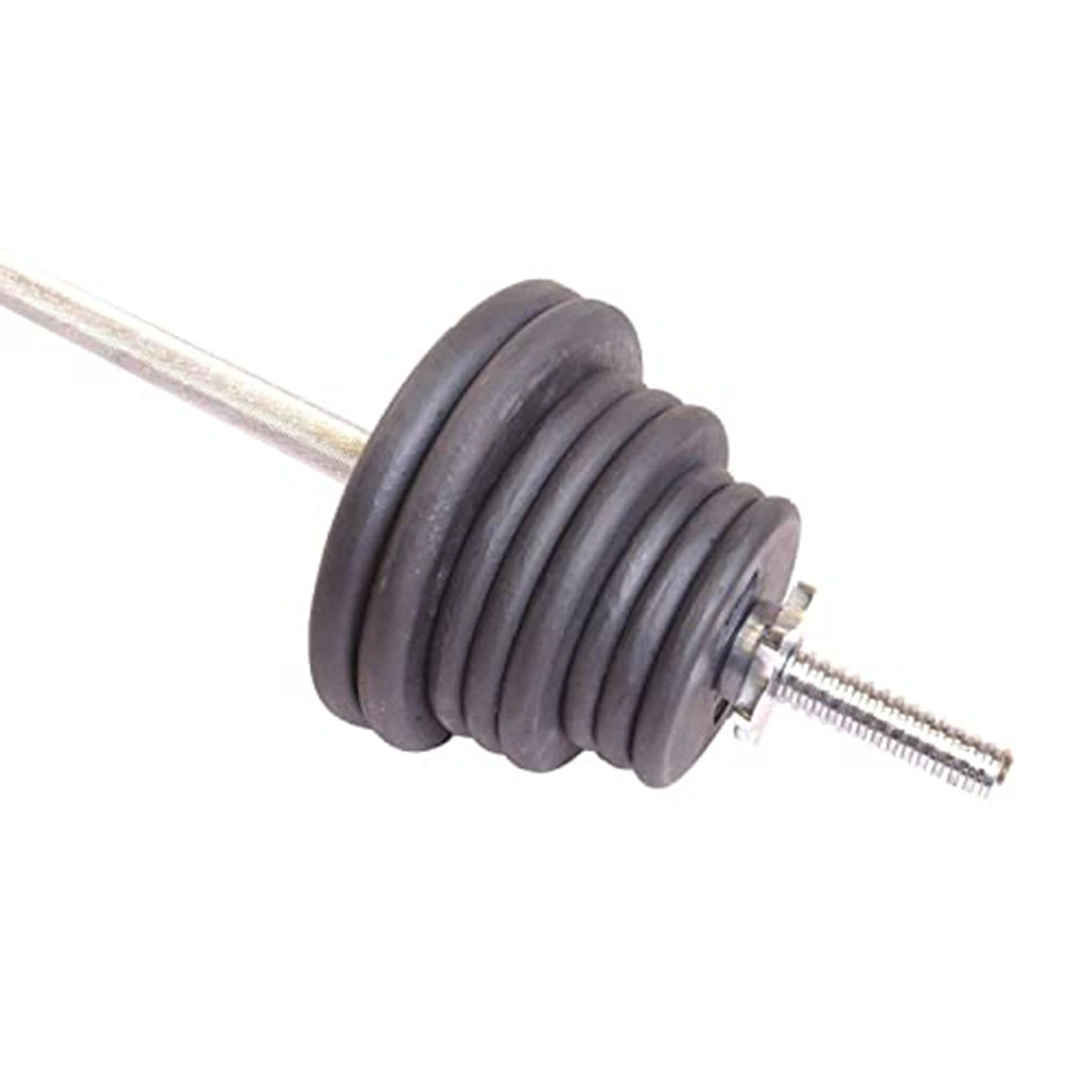 بار اوزان  مطلي بالكروم 47 بوصة - فضي