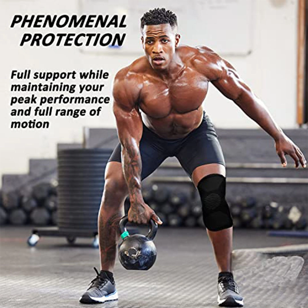 XL Black Knee Compression Brace - Side Support