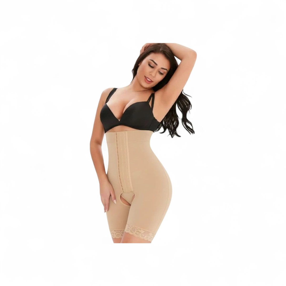 كورسية حريمي شورت - بيج