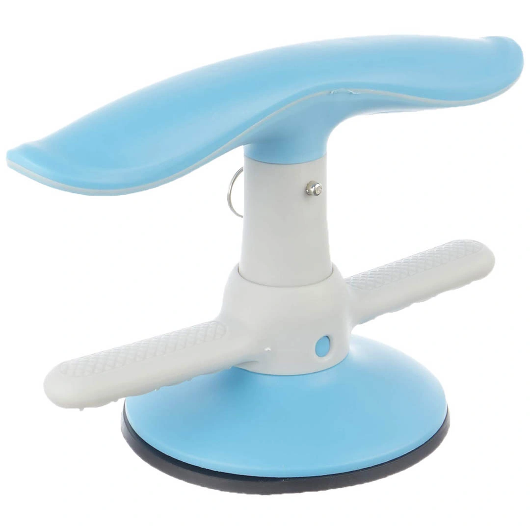 مقبض رجل تمارين بقاعدة بلاستيك - أزرق