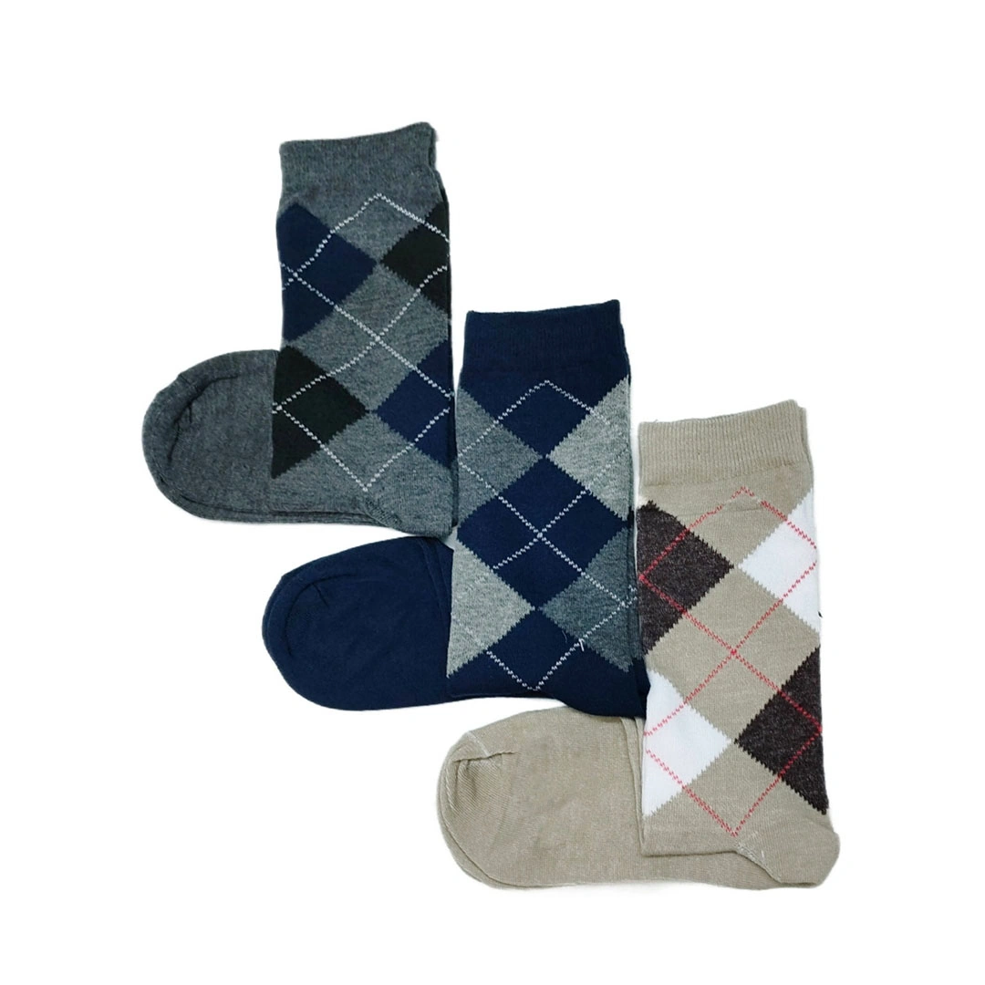 شرابات رجالي كلاسيك - 3 قطعة - متعدد الالوان