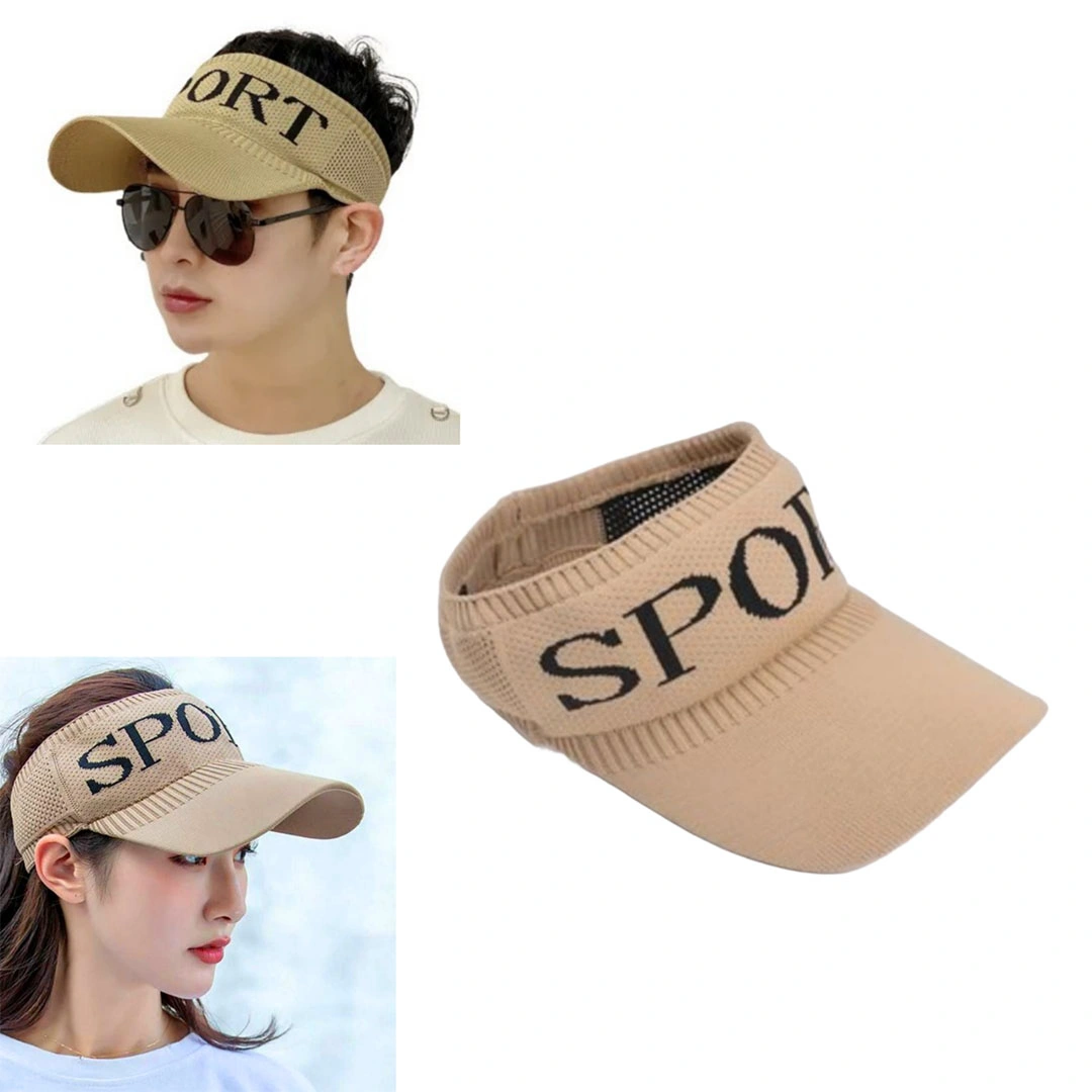 كاب شمسي للرياضة بلون بني أنيق - قطن - بني