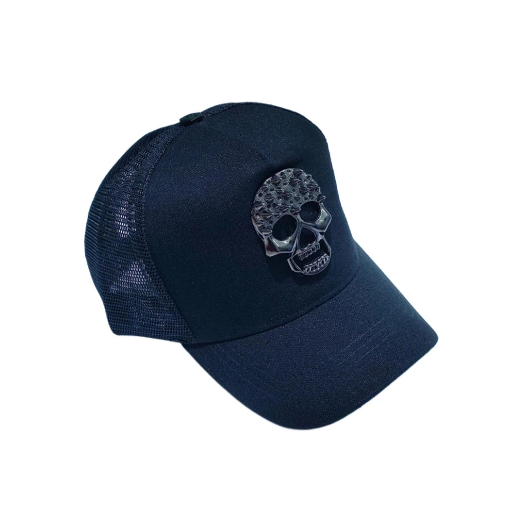 كاب سناب باك شبك رياضي كاجوال - ألياف صناعية - أسود