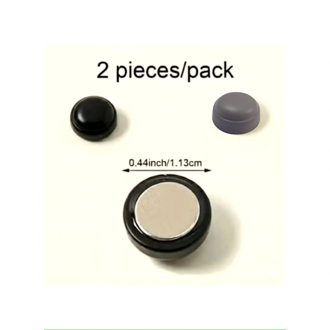 دبابيس حجاب مغناطيسية - 2 قطعة - موف / أسود