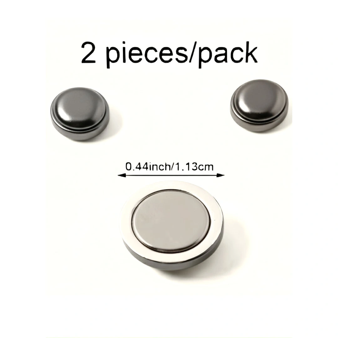 دبابيس حجاب مغناطيسية - 2 قطعة - نحاسي