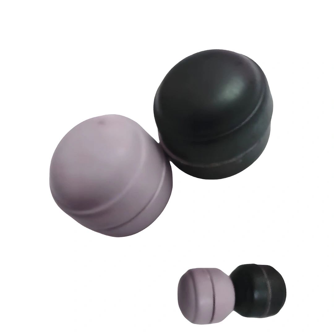 دبابيس حجاب مغناطيسية - 2 قطعة - موف / أسود