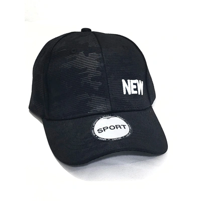 كاب بيسبول سناب باك أسود كلاسيكي يونيكس - قطن - أسود