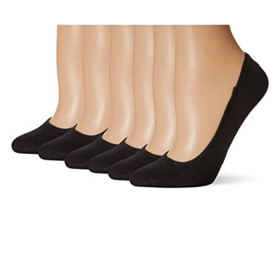 شراب يونيكس مخفي قطن - 6 أزواج - أسود