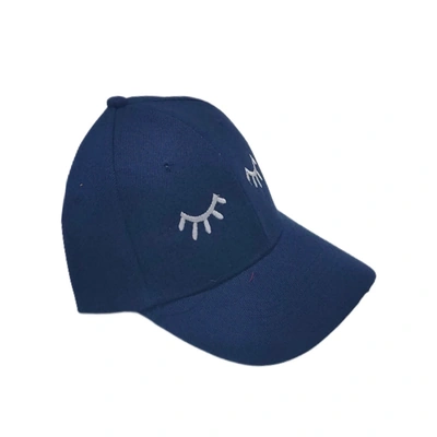 كاب رياضي بلون أزرق جذاب - أكريليك - أزرق