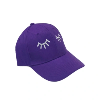 كاب بنفسجي أنيق للكبار - أكريليك - بنفسجي